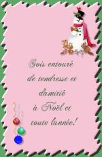 Carte gratuite Joyeuse F�tes - Voir cette carte virtuelle en taille r�elle