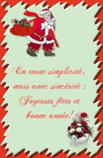 Carte gratuite Joyeuse F�tes - Voir cette carte virtuelle en taille r�elle