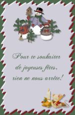Carte gratuite Joyeuse F�tes - Voir cette carte virtuelle en taille r�elle